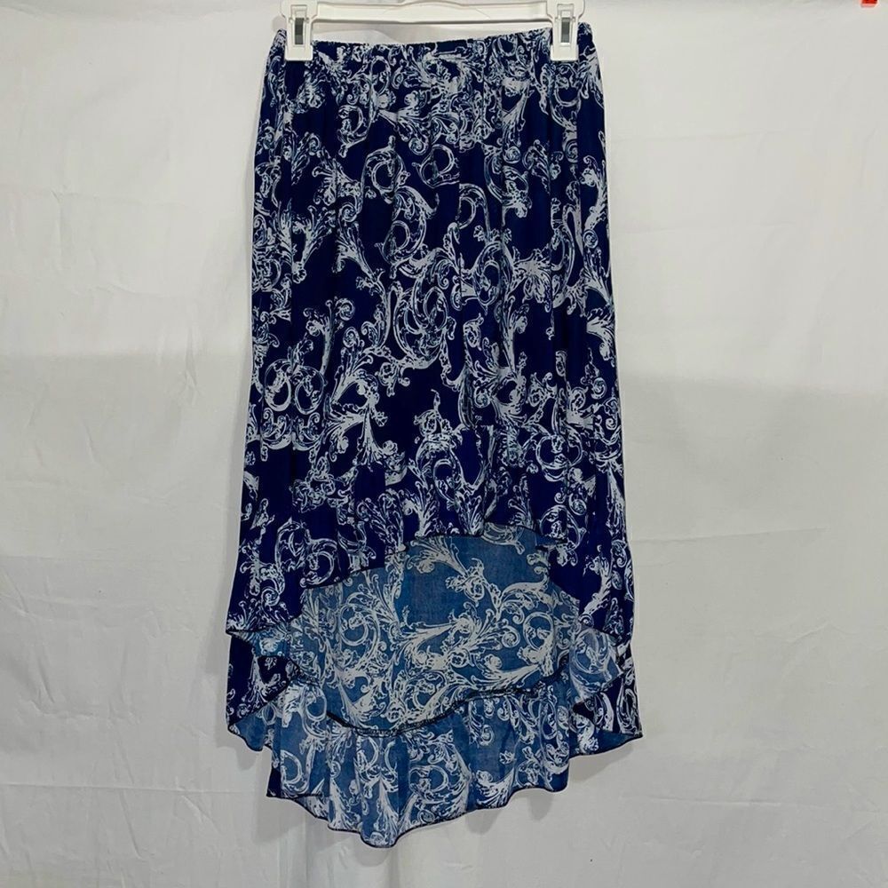 Ace fashion Paisley blue skirt